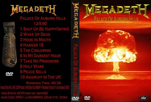 Megadeth live detroit 1990 - live,